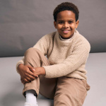 Strickset KINDERPULLOVER MINI LEAF mit Garn und Anleitung – Bild 7