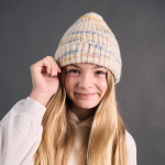 Strickset MÜTZE UND SCHAL MINI APOLLO mit Garn und Anleitung – Bild 4