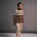 Strickset PULLOVER MINI PINSTRIPE mit Garn und Anleitung – Bild 4