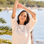 Strickset SOMMEROBERTEIL LUSTRE mit Garn und Anleitung – Bild 5