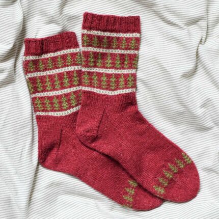 Anleitung Tannenparade Socken dänisch - Kremke Soul Wool
