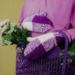Gingham-Handschuhe in Intarsiatechnik, Anleitung aus dem Booklet KREMKE x Helena Wieser