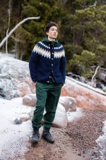 Novita Einzelanleitung Kevättalvi-Rundpassenstrickjacke