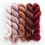 Fino Minis Strickset für Schal & Loop handgefärbt Eleanor - Manos del Uruguay