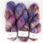 Fluffy Mohair Farbverlauf handgefärbt All the Single Ladies - Cowgirlblues