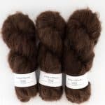Fluffy Mohair solids handgefärbt Cacao - Cowgirlblues