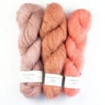 Fluffy Mohair solids handgefärbt Champagne - Cowgirlblues