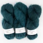 Fluffy Mohair solids handgefärbt High Tide - Cowgirlblues
