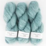 Fluffy Mohair solids handgefärbt Low Tide - Cowgirlblues