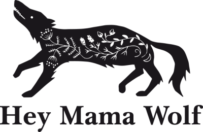 Hey Mama Wolf Logo
