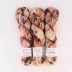 Merino Linen Farbverlauf handgefärbt From a Distance - Cowgirl Blues