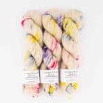 Merino Linen Farbverlauf handgefärbt Jabulani - Cowgirl Blues