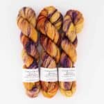 Merino Linen Farbverlauf handgefärbt Natural Woman - Cowgirl Blues