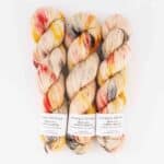 Merino Linen Farbverlauf handgefärbt Weekend Special - Cowgirl Blues