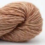 Merino Linen solid handgefärbt Camel - Cowgirl Blues