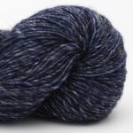 Merino Linen solid handgefärbt Indigo - Cowgirl Blues