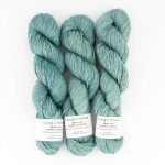 Merino Linen solid handgefärbt Low Tide - Cowgirlblues