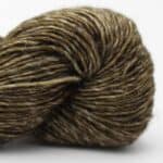 Merino Linen solid handgefärbt Olive - Cowgirl Blues