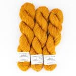 Merino Linen solid handgefärbt Saffron - Cowgirlblues