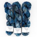 Merino SINGLE LACE Farbverlauf handgefärbt Far From the Shallow - Cowgirlblues