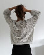Strickset für Pullover "Mesh" mit Garn (und Anleitung auf Ravelry) – Bild 3