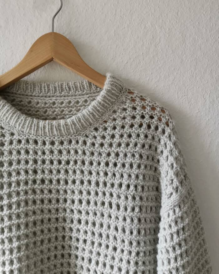 Strickset für Pullover "Mesh" mit Garn (und Anleitung auf Ravelry) – Bild 5