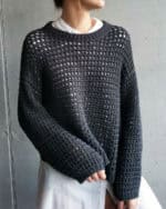 Strickset für Pullover "Mesh" mit Garn (und Anleitung auf Ravelry) – Bild 10