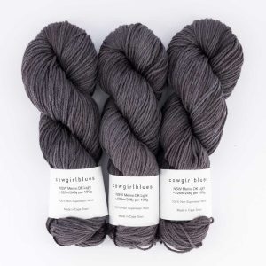 NSW Merino DK solid 50g Charcoal