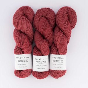 NSW Merino DK solid 50g Dusty Rose
