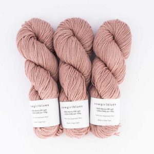 NSW Merino DK solid 50g Faded Rose