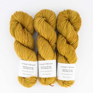 NSW Merino DK solid 50g Mustard