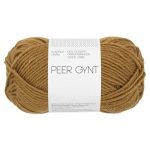Sandnes Garn Peer Gynt Garn in Farbe 2152 vintage gold für Stricken und Häkeln.