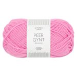 Sandnes Garn Peer Gynt in shocking pink, ideal zum Stricken und Häkeln.