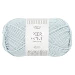 Sandnes Garn Peer Gynt Wolle in Arctic Ice, perfekt für Stricken und Häkeln.