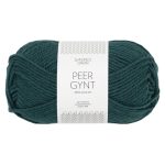 Sandnes Garn Peer Gynt Garn in Deep Petrol für Stricken und Häkeln.