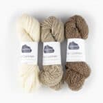 Kremke. Plain Cashmere 25g, weiches Wollgarn für Stricken und Häkeln, in Naturtönen, hochwertige.