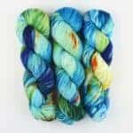 Proper Sock Farbverlauf handgefärbt Fast Cars - Cowgirl Blues