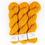 Proper Sock Solids 100g handgefärbt Saffron - Cowgirlblues