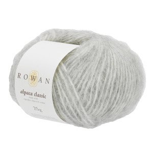 Rowan Alpaca Classic – col. 101 feather grey melange