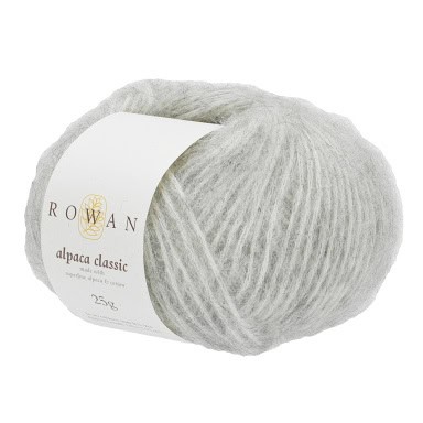 Rowan Alpaca Classic – col. 101 feather grey melange