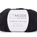 Rowan Alpaca Cotton – col. 010 noir