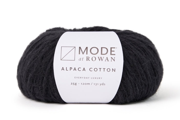 Rowan Alpaca Cotton – col. 010 noir Rowan Alpaca Cotton – col. 010 noir