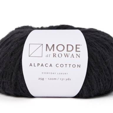 Rowan Alpaca Cotton – col. 010 noir