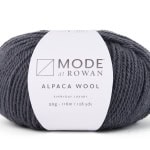 Rowan Alpaca Wool – col. 010 carbon