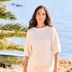 Strickset SOMMEROBERTEIL LUSTRE mit Garn und Anleitung – Bild 3