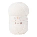 Rowan Pure Wool Worsted – col. 101 ivory