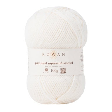 Rowan Pure Wool Worsted – col. 101 ivory
