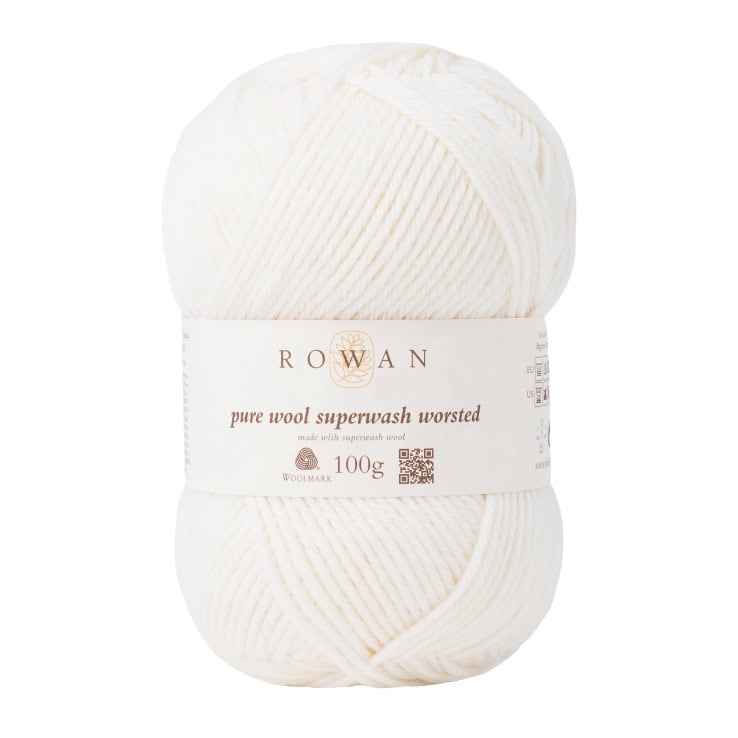 Rowan Pure Wool Worsted – col. 101 ivory Rowan Pure Wool Worsted – col. 101 ivory