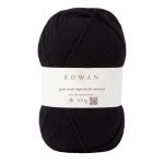 Rowan Pure Wool Worsted – col. 109 black