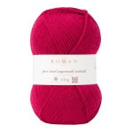 Rowan Pure Wool Worsted – col. 124 red